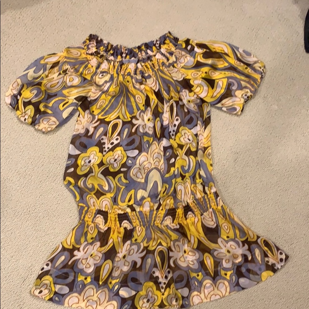 Zara silk top.
